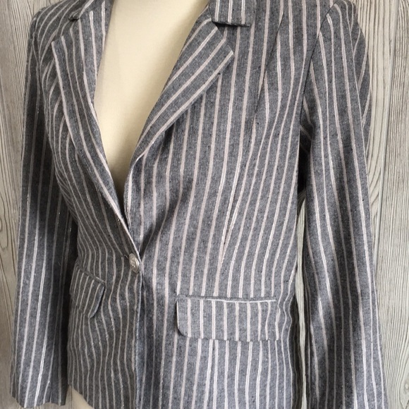 ATHENA Marie Metallic Striped Vintage Blazer Medium - Picture 4 of 11